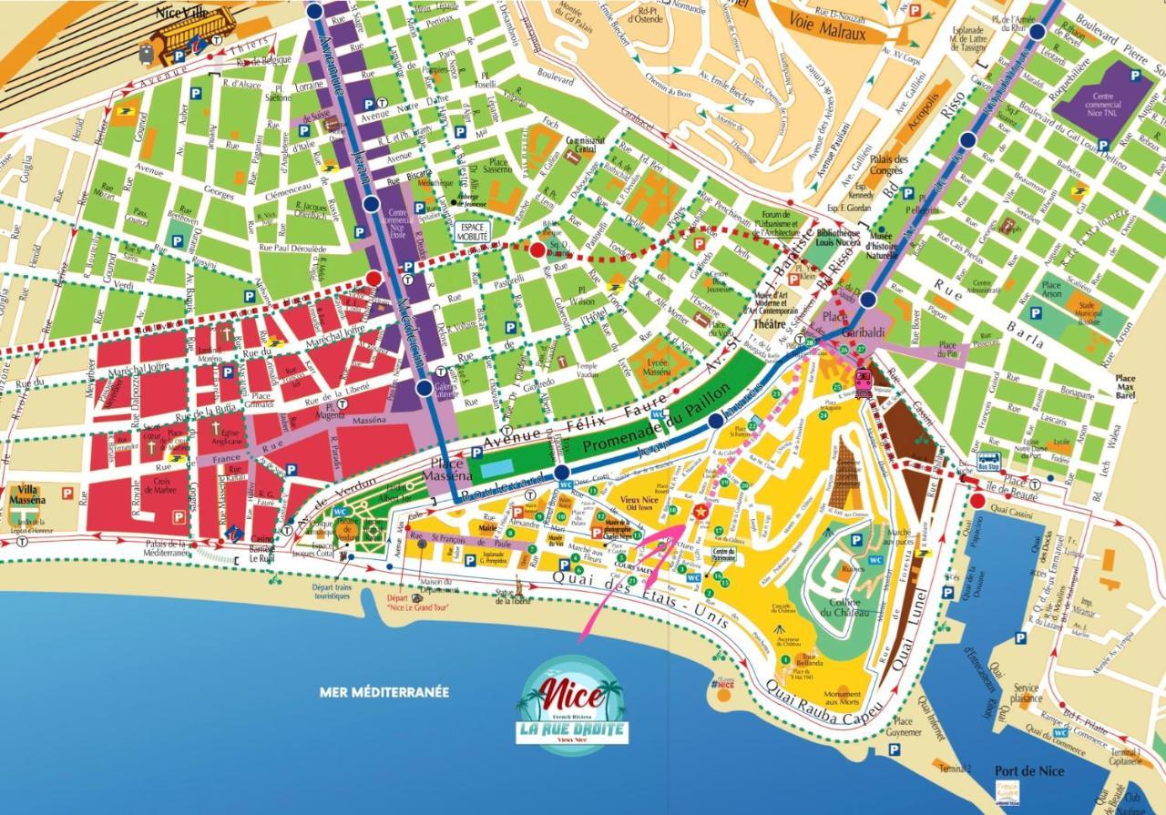 New ! Superbe Studio Vieux Nice - Climatise Luaran gambar